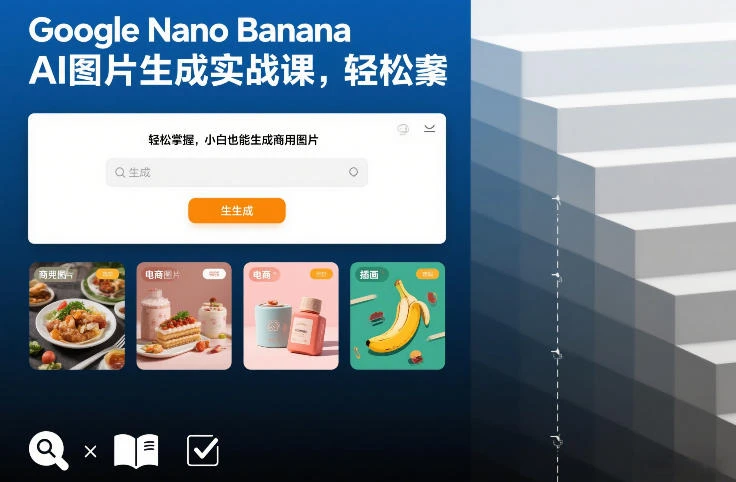 【精】Google Nano Banana AI图片生成实战课,轻松掌握,小白也能生成商用图片 【精】Google Nano Banana AI图片生成实战课,轻松掌握,小白也能生成商用图片